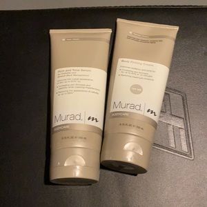 Murad body firming cream and firm and tone serum